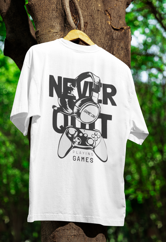 Clothie's Oversized "Gamer" Tee || 210 GSM || 100% Premium Cotton