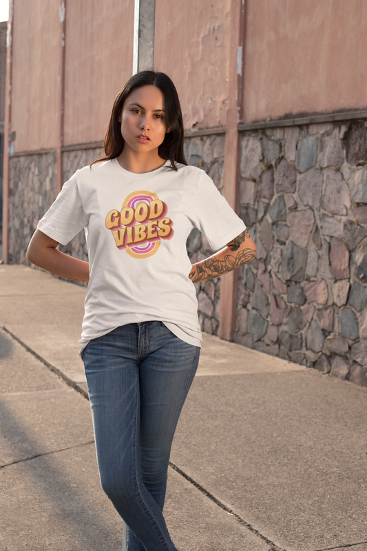 The Clothie's Oversized "Good Vibes" T-Shirt