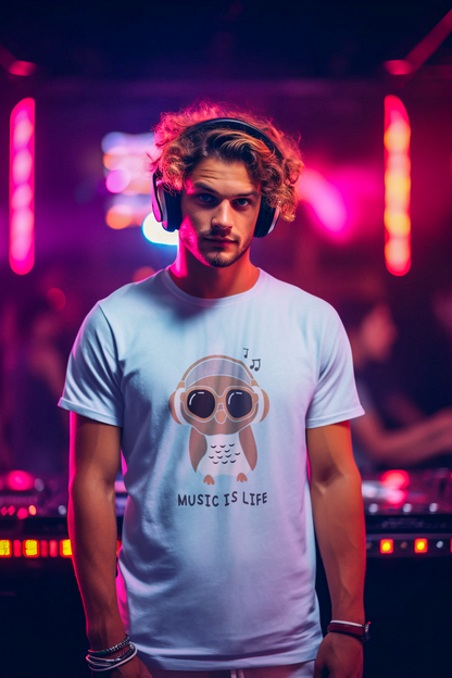"Music Is Life" Graphics Tshirt