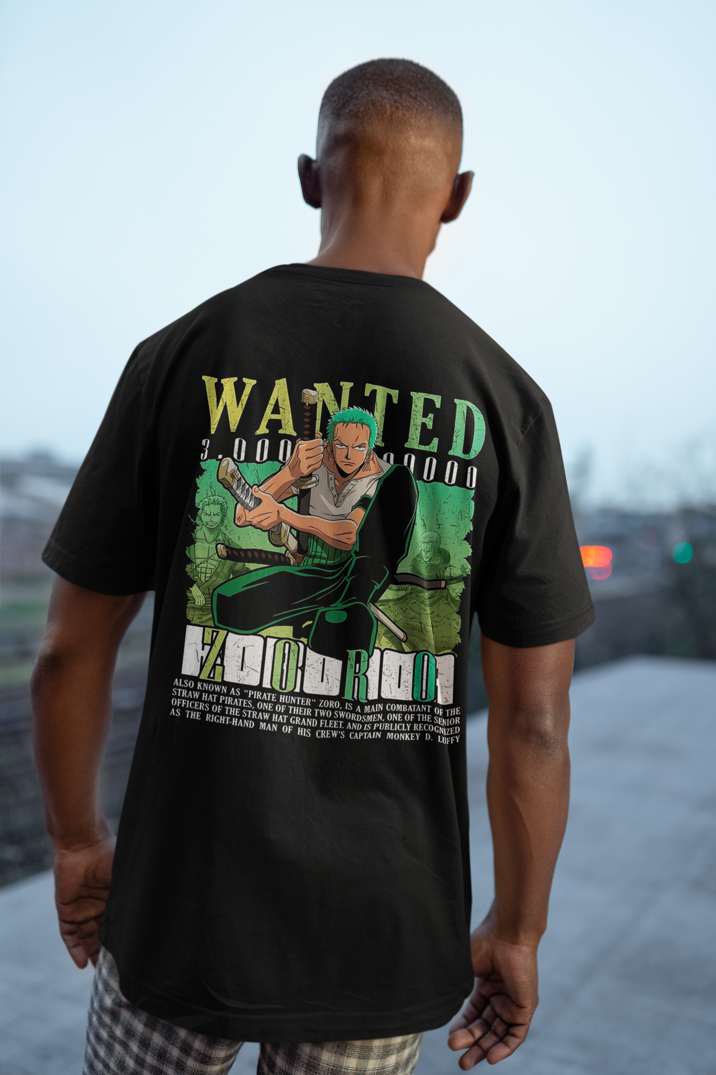Clothie Oversized T-Shirt – Roronoa Zoro Edition