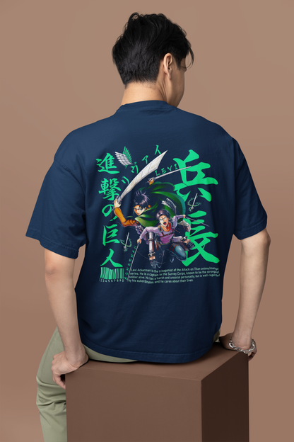 Clothie Oversized T-Shirt – Levi Ackerman Edition