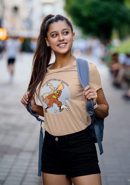 THE CLOTHIE Unisex Oversized “Tintin Adventure” Tee