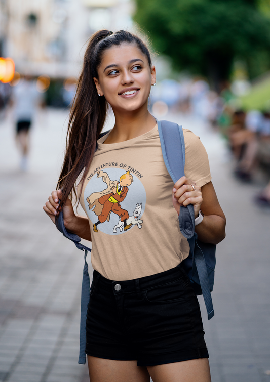 THE CLOTHIE Unisex Oversized “Tintin Adventure” Tee