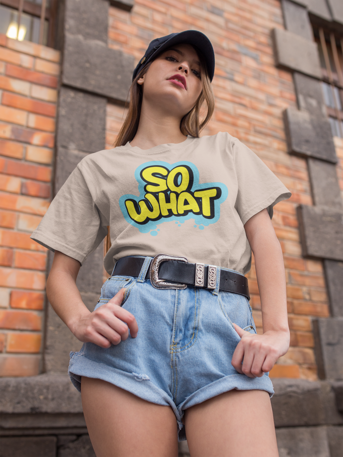 The Clothie's "So What" Unisex Oversized T-Shirt
