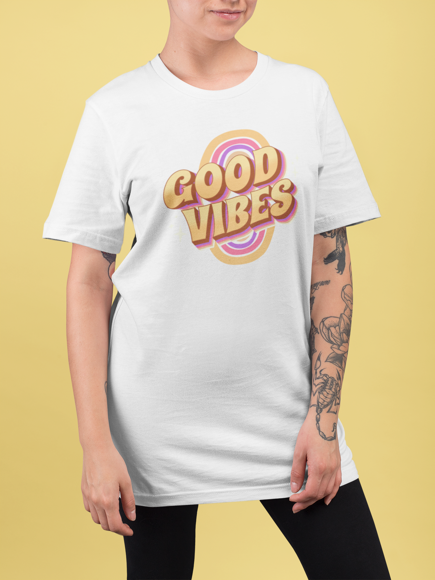 The Clothie's Oversized "Good Vibes" T-Shirt