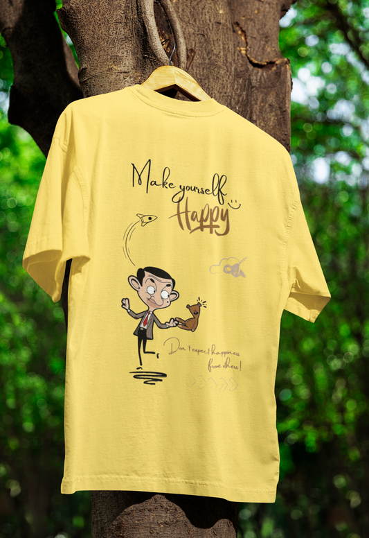 Mr. Bean Oversized Premium T-Shirt || The Clothie