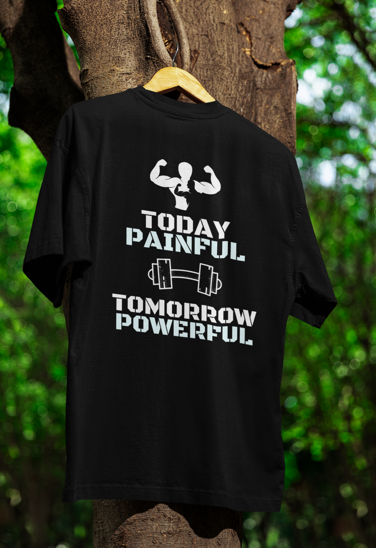 "Today Painful Tomorrow Powerful" Men's Oversized T-Shirt || The Clothie