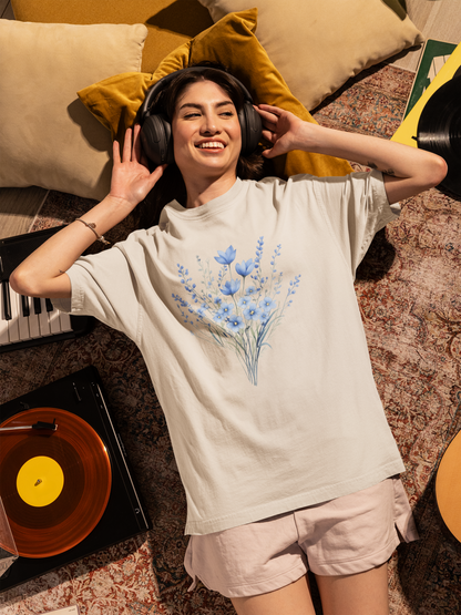 The Clothie's Blue Blossom Serenity Tee