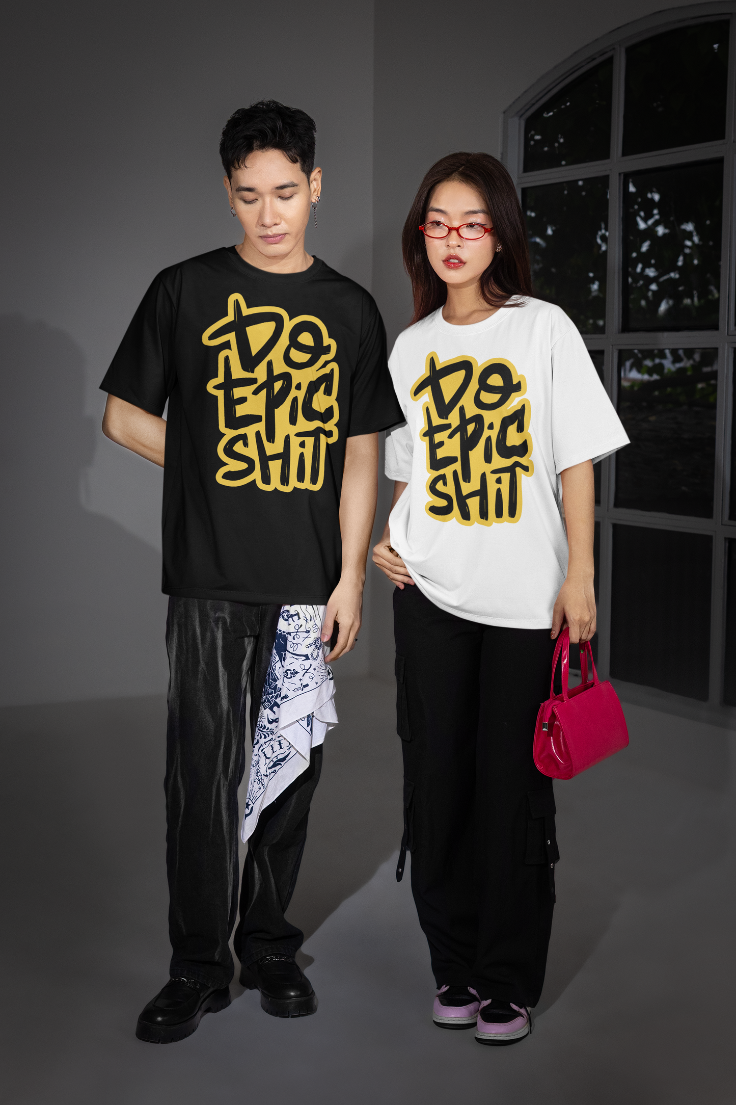 THE CLOTHIE "Do Epic Shit" Oversized Unisex Tee