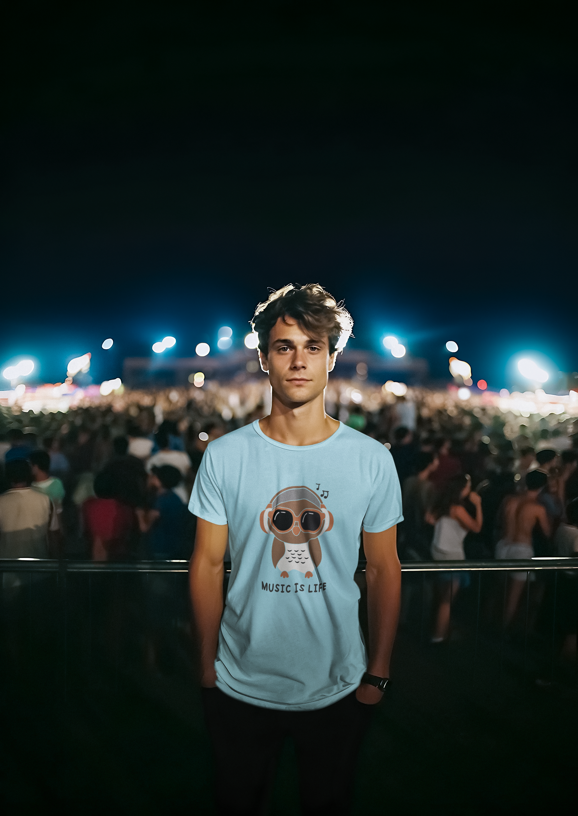 "Music Is Life" Graphics Tshirt