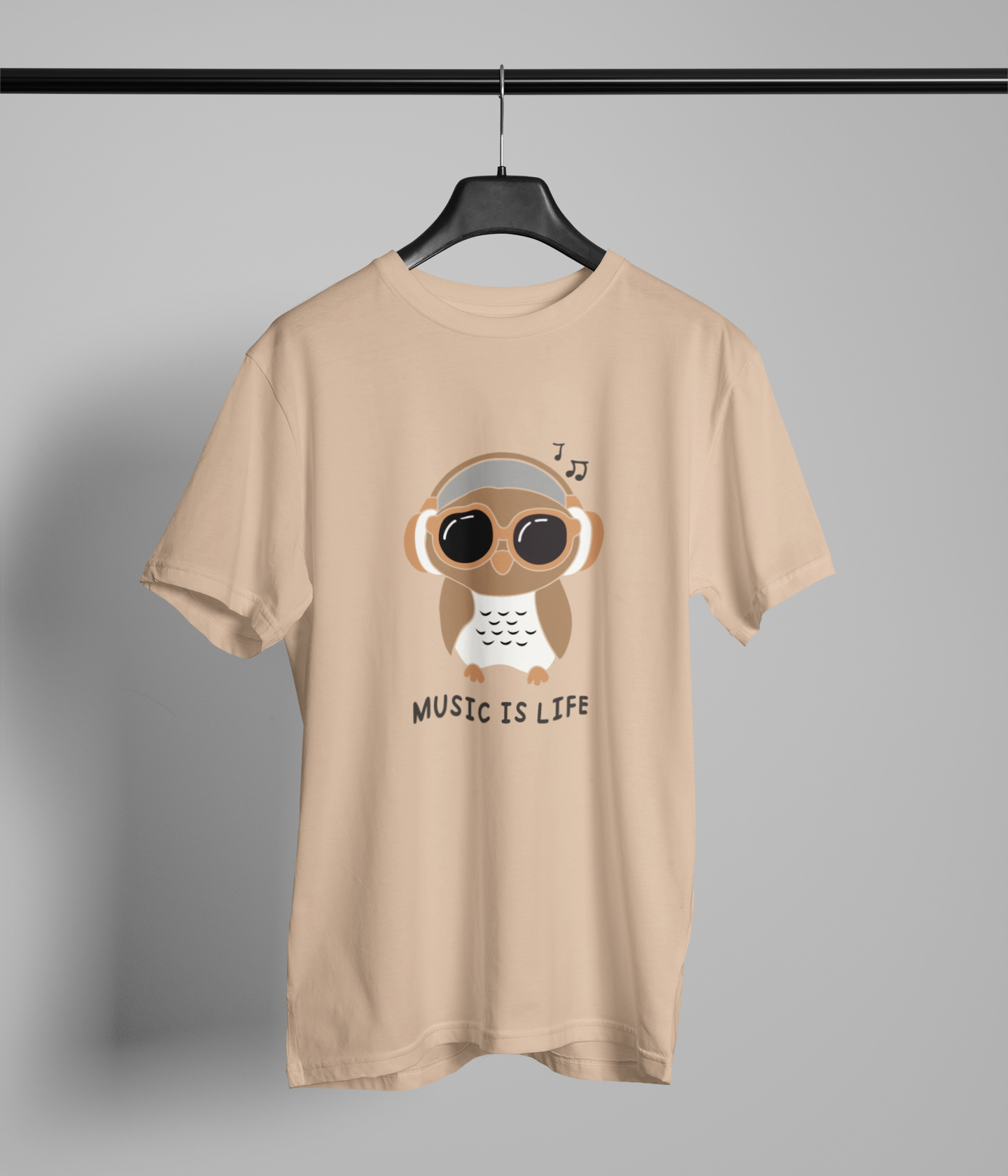 "Music Is Life" Graphics Tshirt