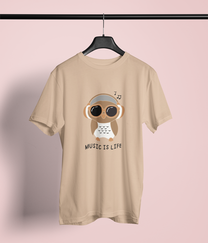 THE CLOTHIE Oversized “Music Is Life” Tee