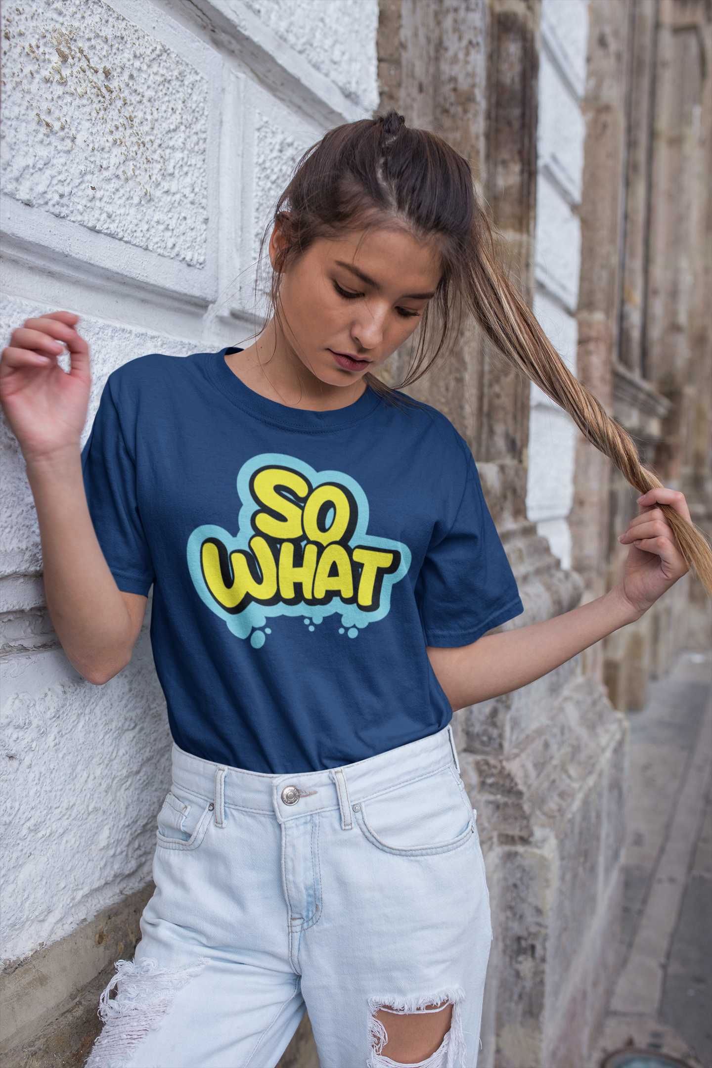 The Clothie's "So What" Unisex Oversized T-Shirt